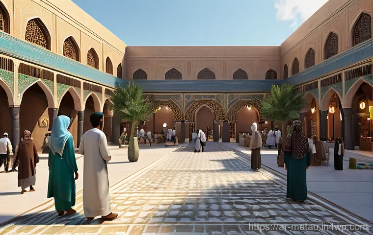 메타버스 비즈니스 생태계에서의 크라우드펀딩 - A vibrant and energetic scene showing a diverse group of young Arab investors, both men and women, e... 메타버스 비즈니스 생태계에서의 크라우드펀딩 - A vibrant and energetic scene showing a diverse group of young Arab investors, both men and women, e...